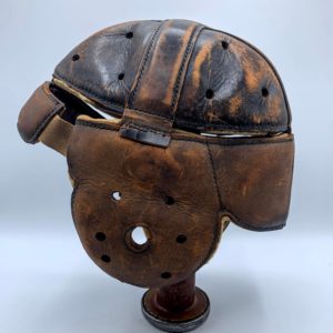 Leather Football Helmet