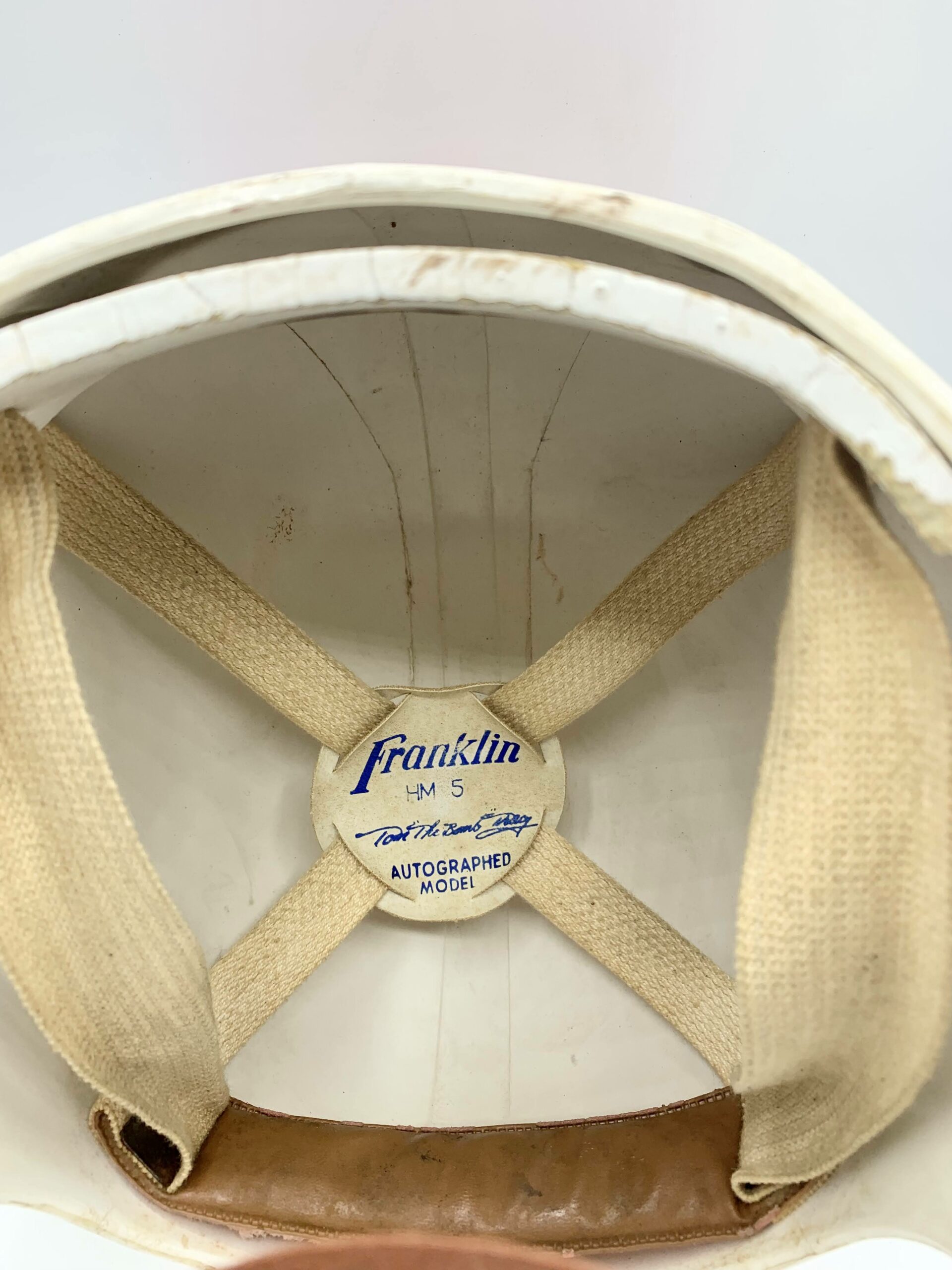 Vintage 1960’s Franklin HM5 Tom “The Bomb” Tracy Football Helmet ...