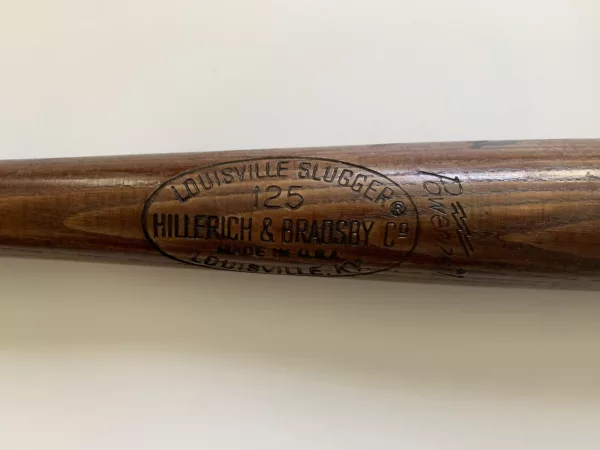 Steve Henderson Game Used Bat