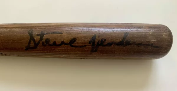 Steve Henderson Game Used Bat